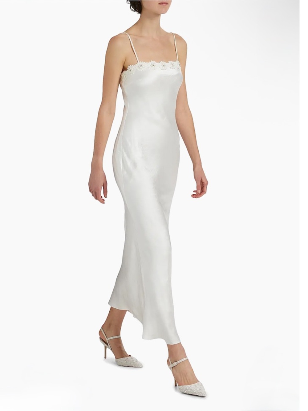 Elliatt
Bride & Guest Clarissa Midi-Dress Slip Dress with Lace Trim size S Small